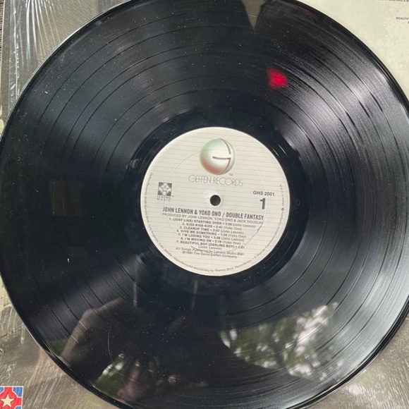 Double Fantasy John Lennon & Yoko Ono Vinyl Record Geffen Records GHS 2001 - Picture 7 of 10
